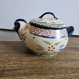 Temp-tations "Old World" 16 oz Blue Chicken Ovenware KFI-722033